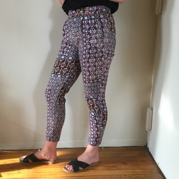 Forever 21 Pants - Forever 21 Patterned Harem Pants